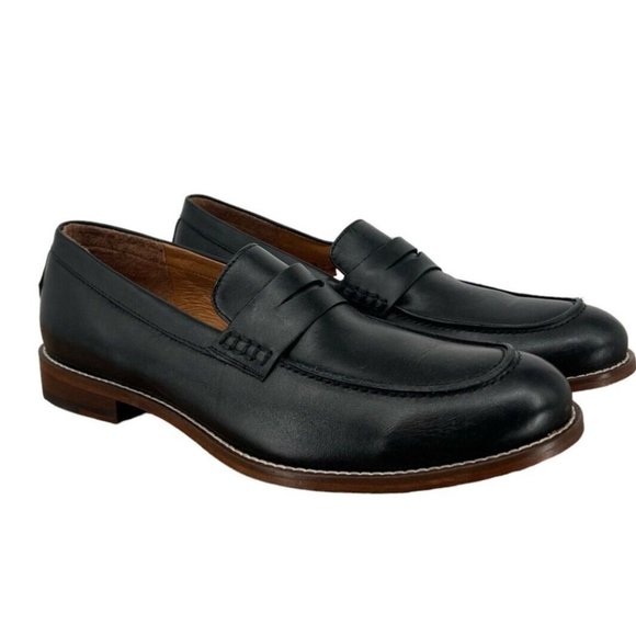 Penny Luck Morgan Penny Loafer Stealth Black Men's Size 8 - Picture 1 of 8